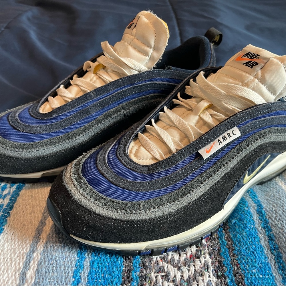 Nike Air Max 97 SE Running Club Size 13 Men's Shoes - Blue and Black